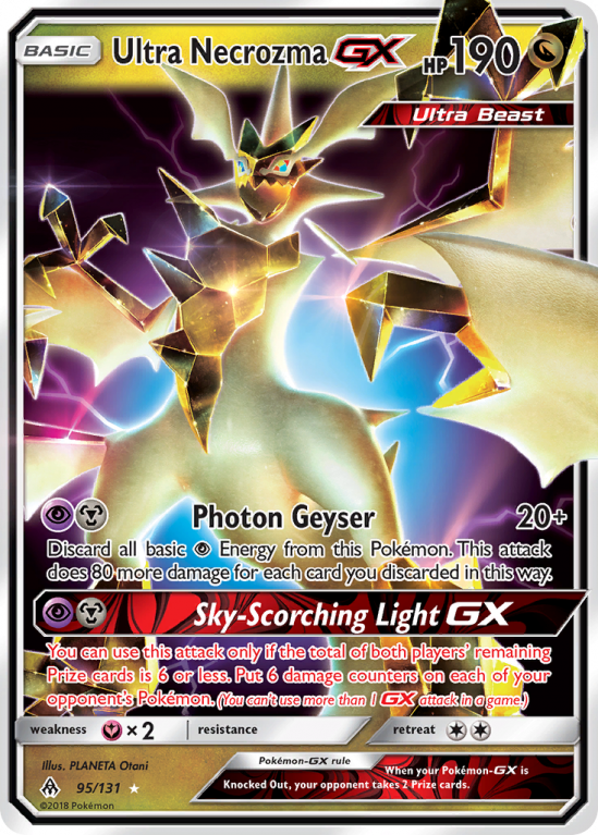 Ultra Necrozma-GX 95/131 Sun & Moon Forbidden Light