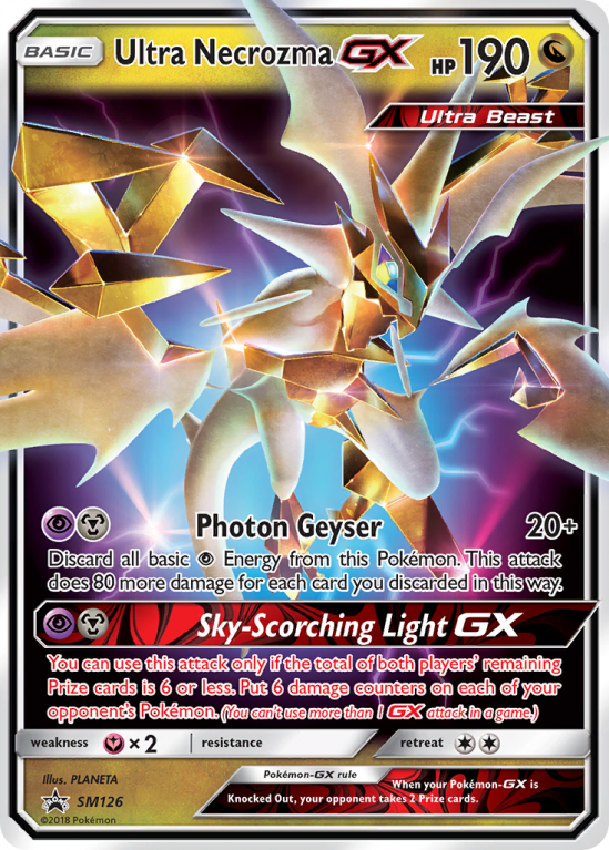 Ultra Necrozma-GX SM126/156 Sun & Moon SM Black Star Promos