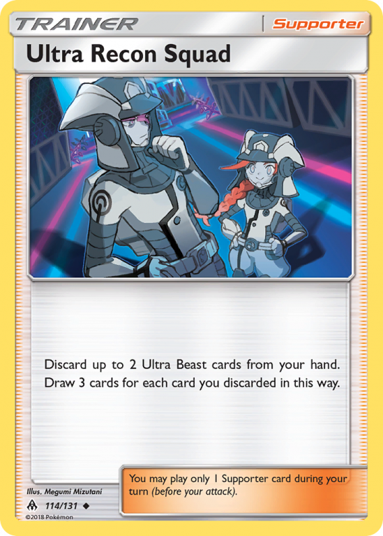 Ultra Recon Squad 114/131 Sun & Moon Forbidden Light