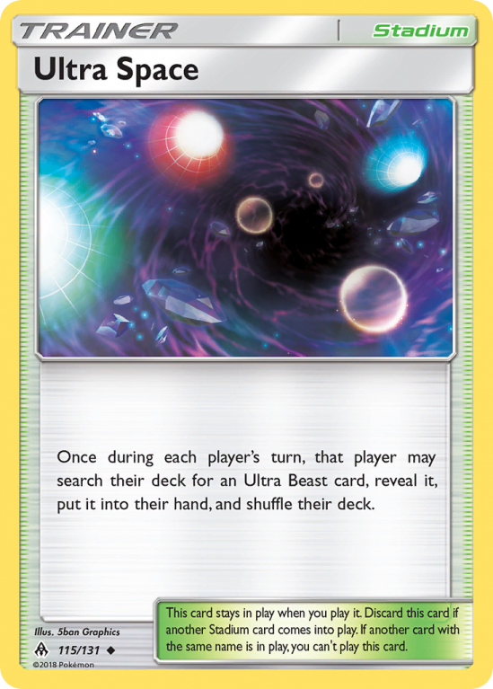 Ultra Space 115/131 Sun & Moon Forbidden Light