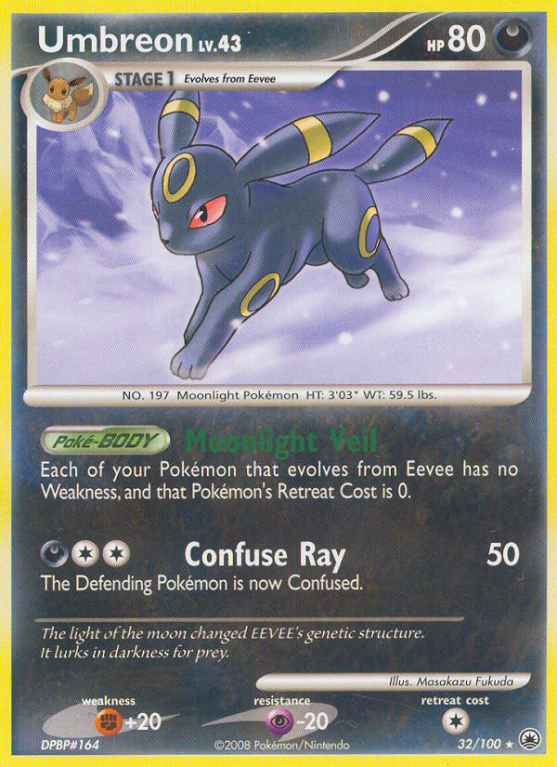 Umbreon 32/100 Diamond & Pearl Majestic Dawn