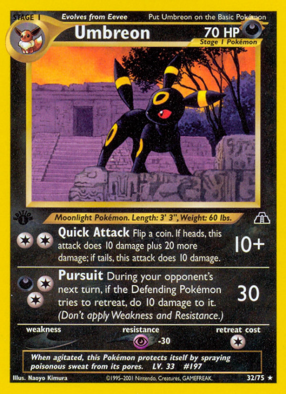 Umbreon 32/75 Neo Neo Discovery