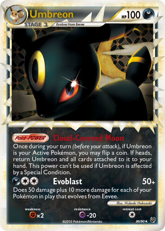 Umbreon 86/90 HeartGold & SoulSilver HS—Undaunted