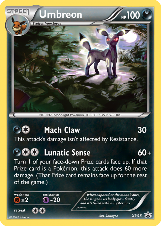 Umbreon XY96/183 XY XY Black Star Promos
