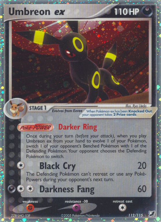 Umbreon ex 112/115 EX Unseen Forces
