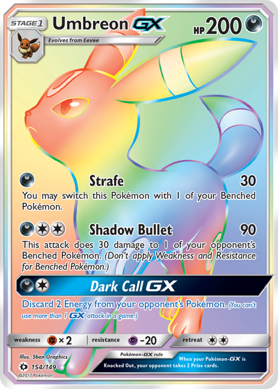 Umbreon-GX 154/149 Sun & Moon Sun & Moon
