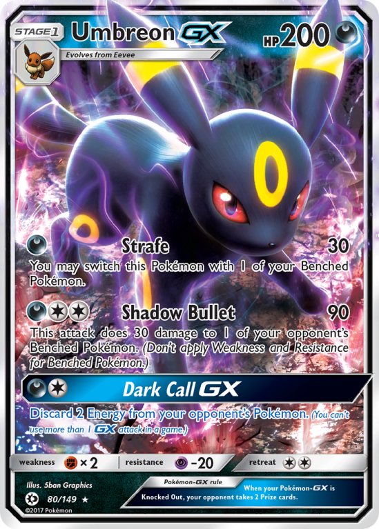 Umbreon-GX 80/149 Sun & Moon Sun & Moon