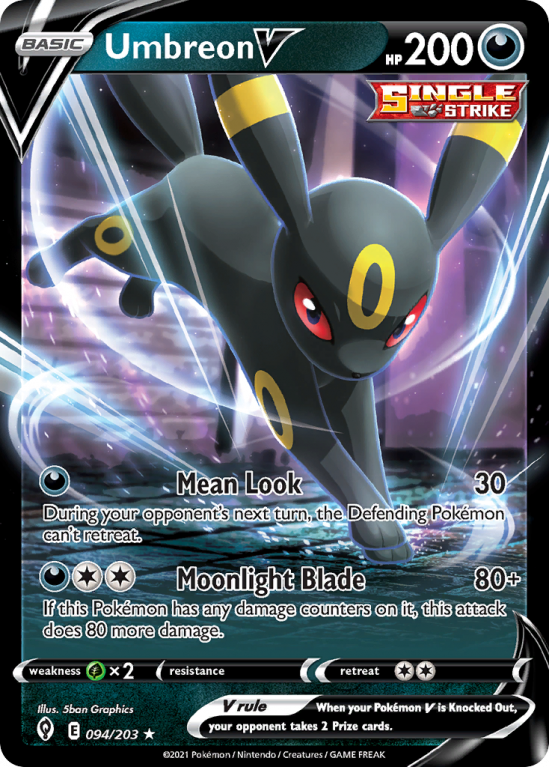 Umbreon V 94/203 Sword & Shield Evolving Skies