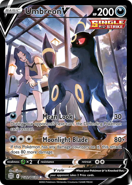 Umbreon V TG22/30 Sword & Shield Brilliant Stars Trainer Gallery