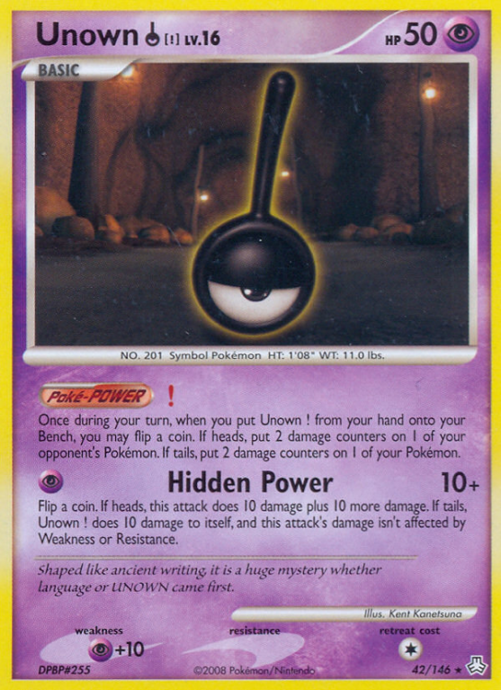 Unown ! 42/146 Diamond & Pearl Legends Awakened