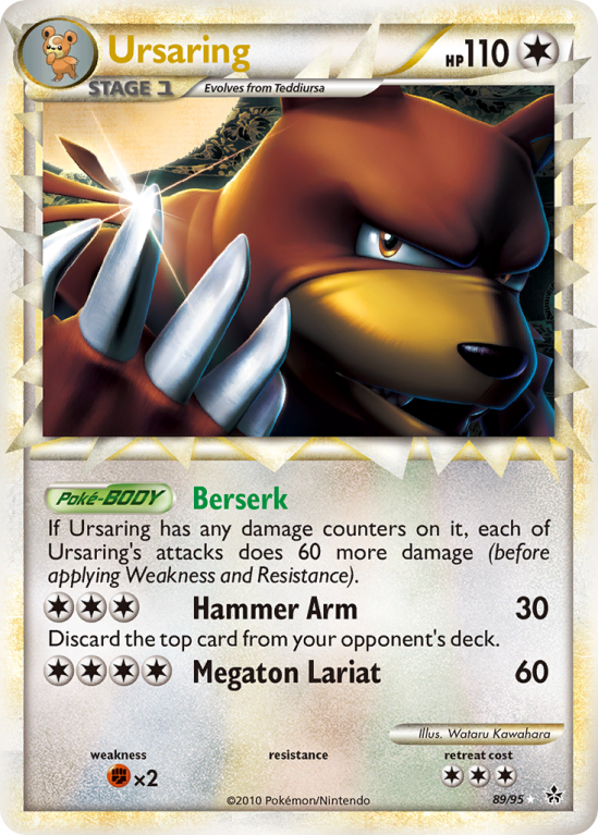 Ursaring 89/95 HeartGold & SoulSilver HS—Unleashed