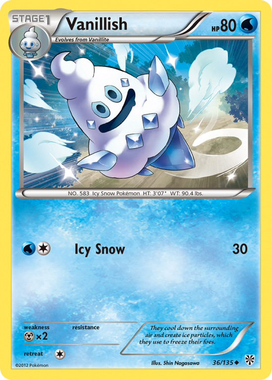 Vanillish 36/135 Black & White Plasma Storm