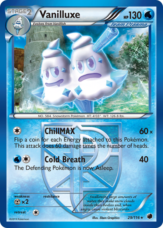 Vanilluxe 29/116 Black & White Plasma Freeze