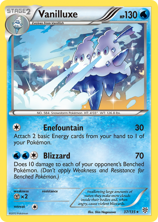 Vanilluxe 37/135 Black & White Plasma Storm