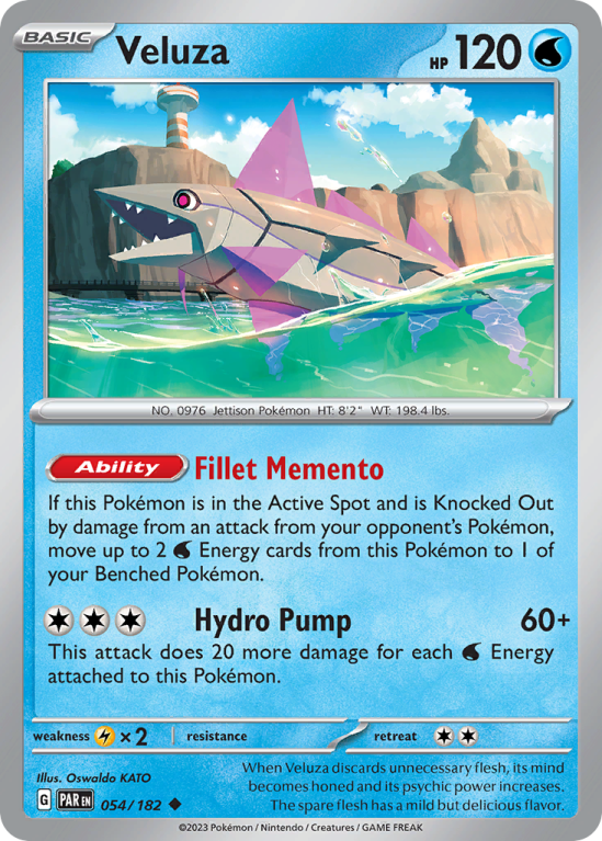Veluza 54/182 Scarlet & Violet Paradox Rift
