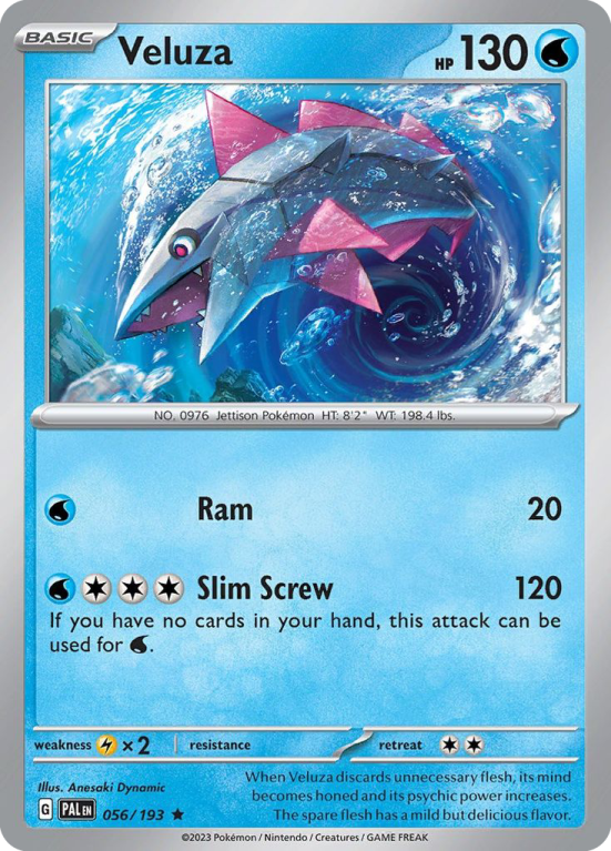 Veluza 56/193 Scarlet & Violet Paldea Evolved