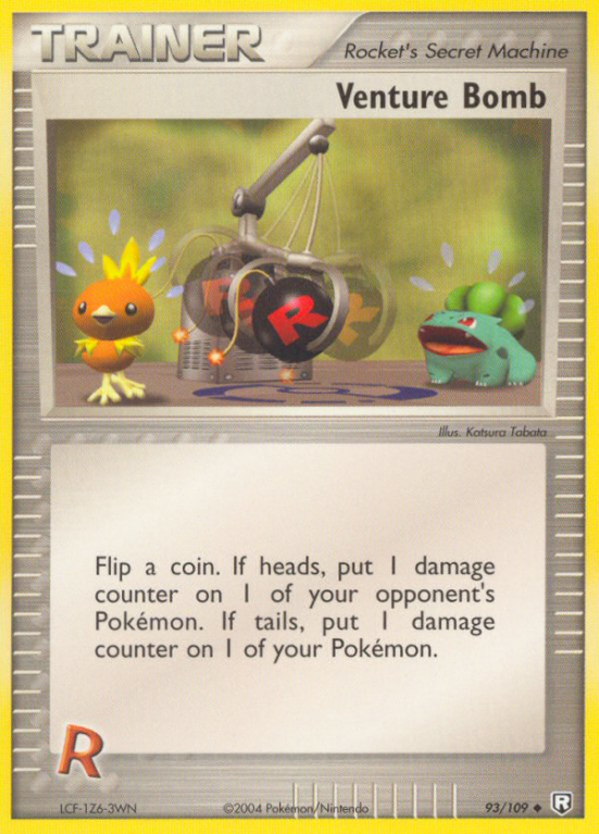 Venture Bomb 93/109 EX Team Rocket Returns