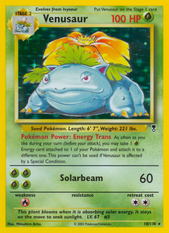 Venusaur 18/110 Other Legendary Collection