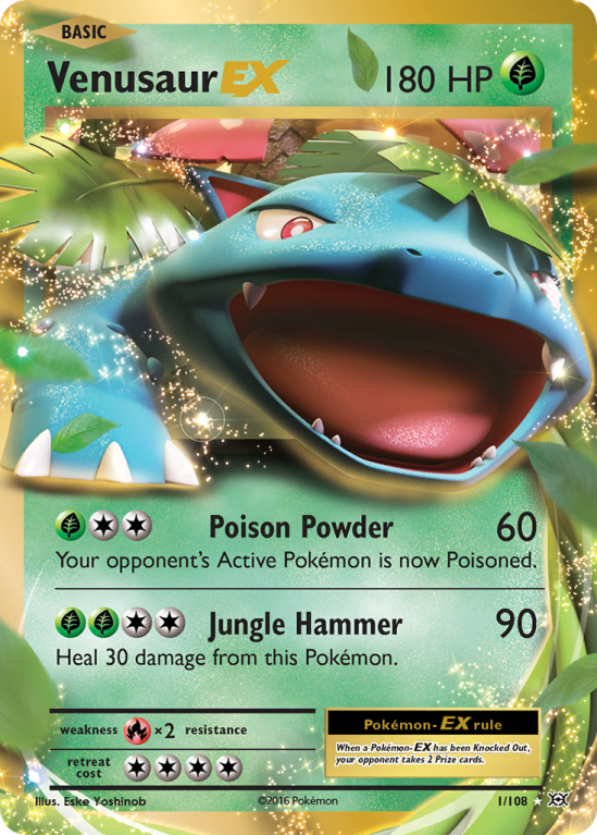 Venusaur-EX 1/108 XY Evolutions