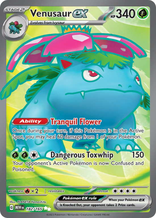 Venusaur ex 182/165 Scarlet & Violet 151