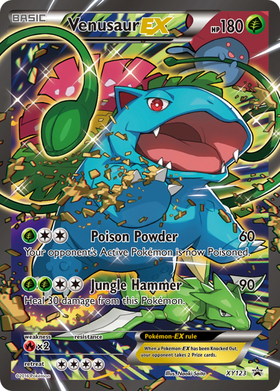 Venusaur-EX XY123/183 XY XY Black Star Promos