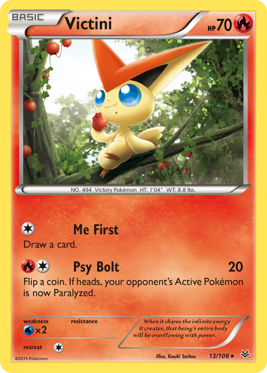 Victini 13/108 XY Roaring Skies