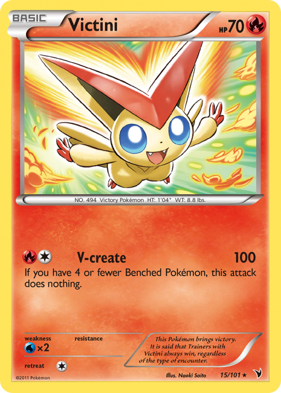 Victini 15/101 Black & White Noble Victories