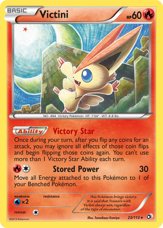 Victini 23/113 Black & White Legendary Treasures