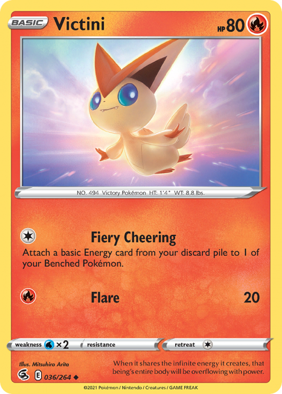 Victini 36/264 Sword & Shield Fusion Strike