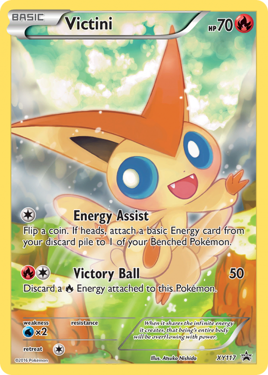 Victini XY117/183 XY XY Black Star Promos