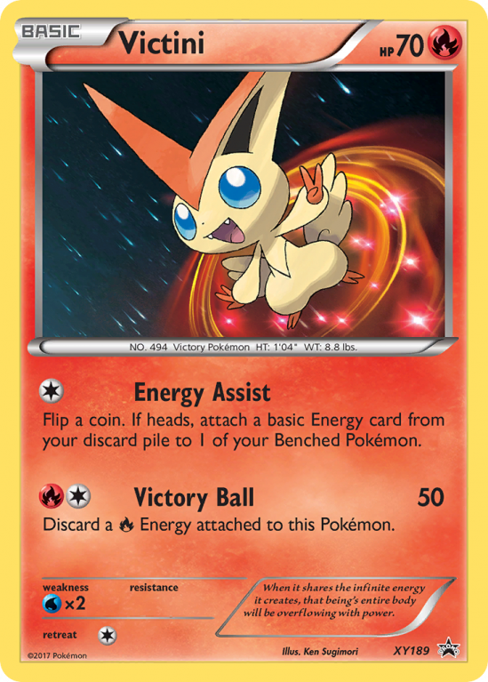 Victini XY189/183 XY XY Black Star Promos