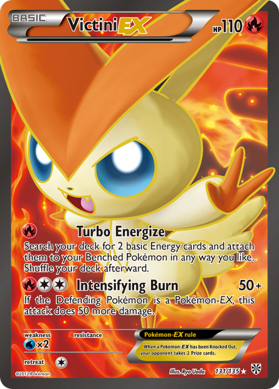 Victini-EX 131/135 Black & White Plasma Storm
