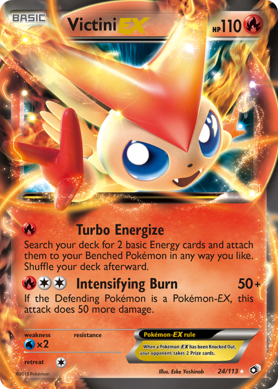 Victini-EX 24/113 Black & White Legendary Treasures