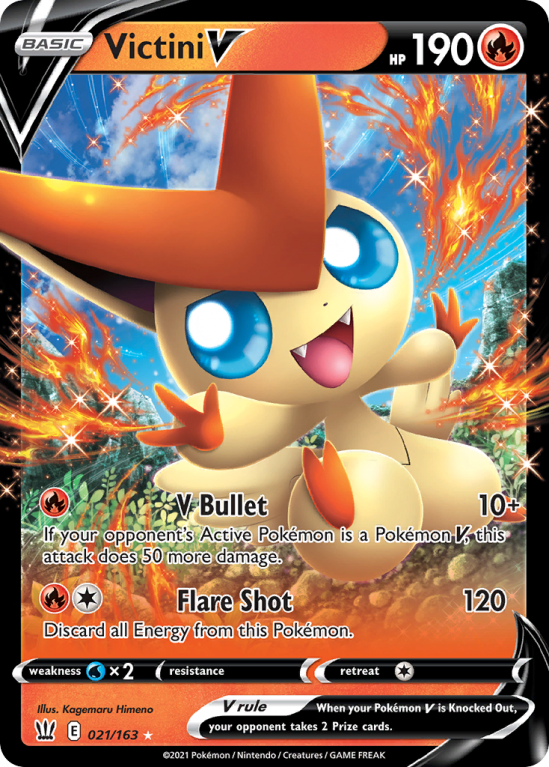 Victini V 21/163 Sword & Shield Battle Styles