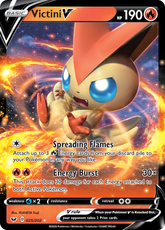 Victini V 25/202 Sword & Shield Sword & Shield