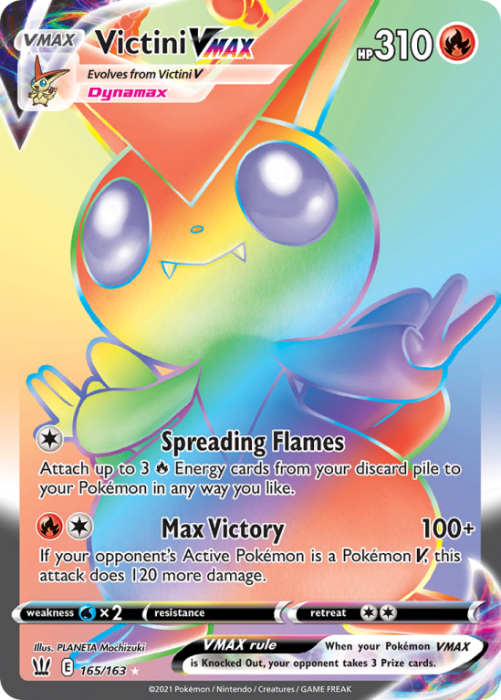 Victini VMAX 165/163 Sword & Shield Battle Styles