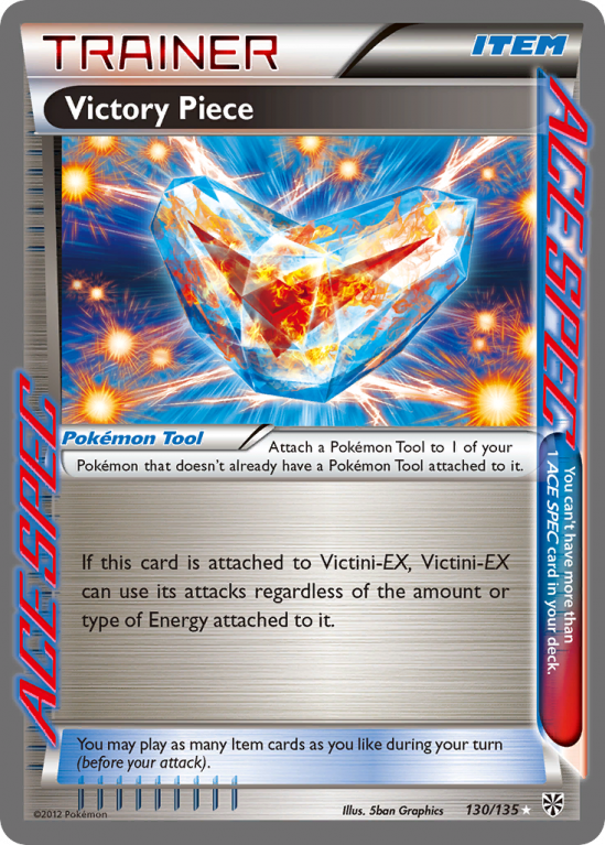 Victory Piece 130/135 Black & White Plasma Storm
