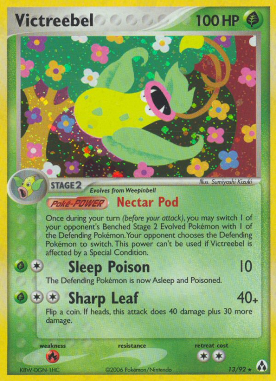 Victreebel 13/92 EX Legend Maker