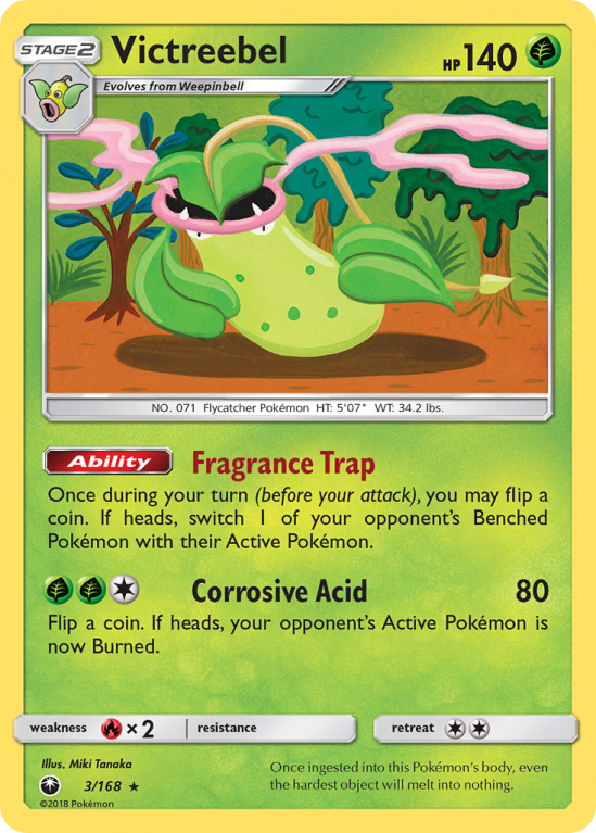Victreebel 3/168 Sun & Moon Celestial Storm