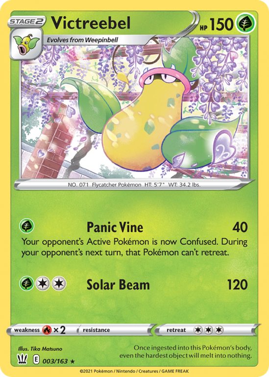 Victreebel 3/163 Sword & Shield Battle Styles