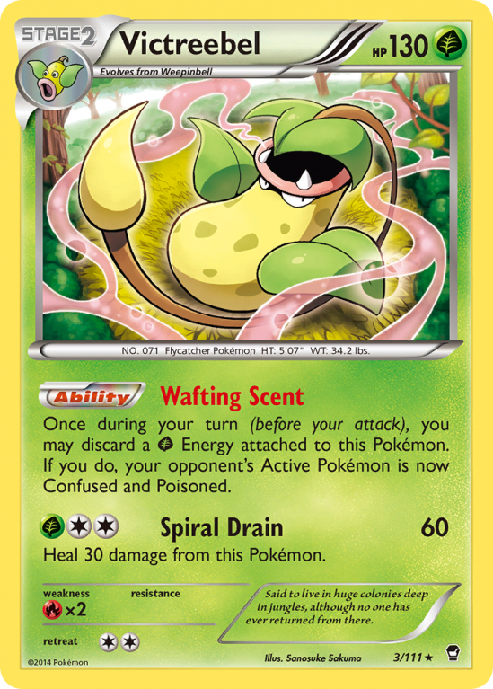 Victreebel 3/111 XY Furious Fists