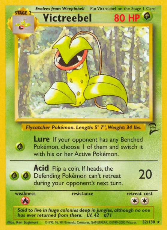 Victreebel 32/130 Base Base Set 2