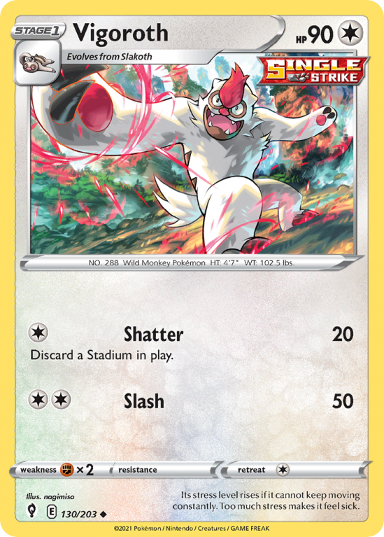 Vigoroth 130/203 Sword & Shield Evolving Skies