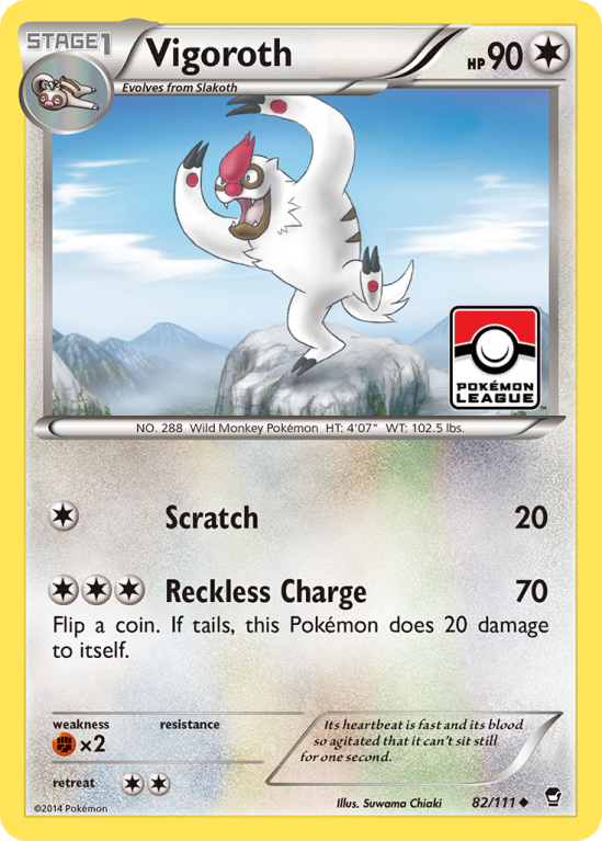 Vigoroth 82/111 XY Furious Fists