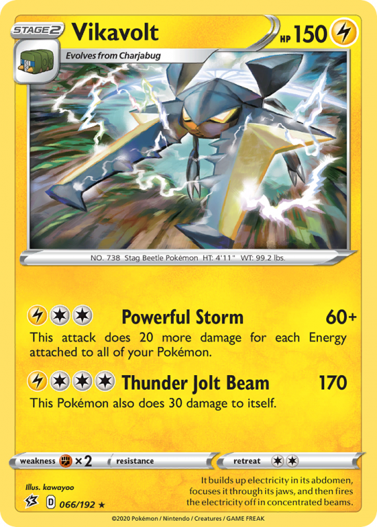 Vikavolt 66/192 Sword & Shield Rebel Clash