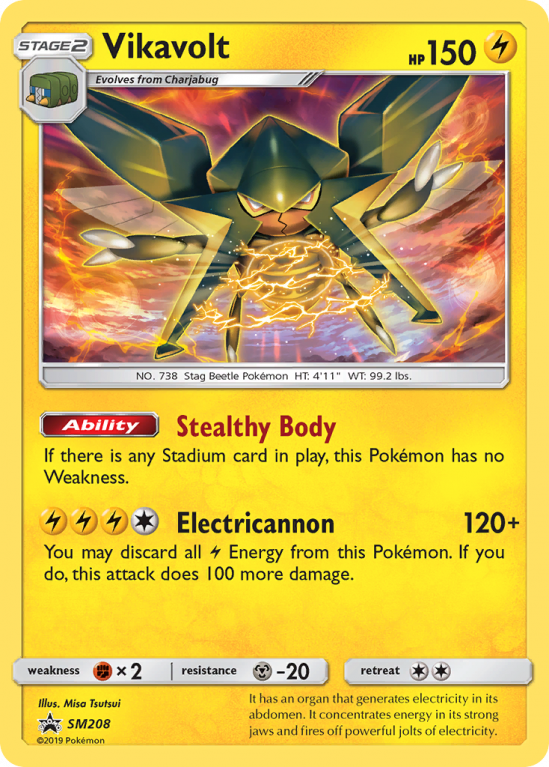 Vikavolt SM208/156 Sun & Moon SM Black Star Promos