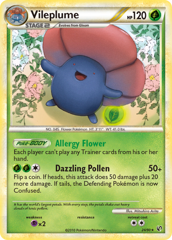 Vileplume 24/90 HeartGold & SoulSilver HS—Undaunted