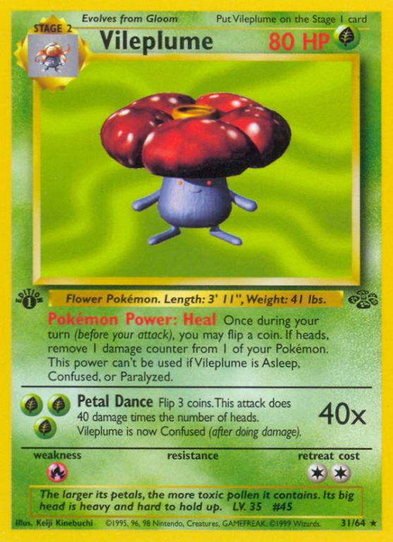 Vileplume 31/64 Base Jungle