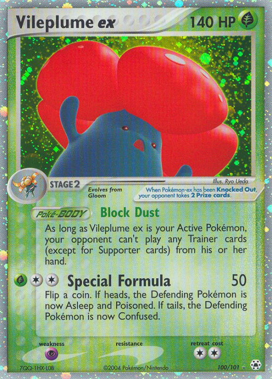 Vileplume ex 100/101 EX Hidden Legends