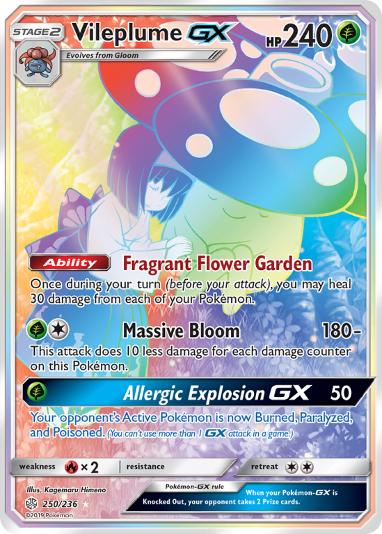 Vileplume-GX 250/236 Sun & Moon Cosmic Eclipse